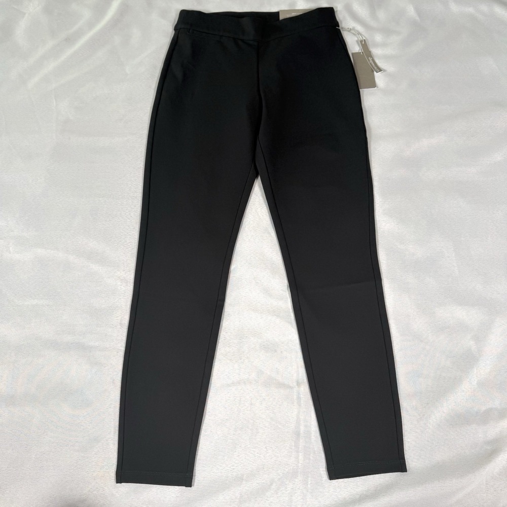 NWT Soft Surroundings Soft Essential Ponte Leggings Women's XS Black Pull On